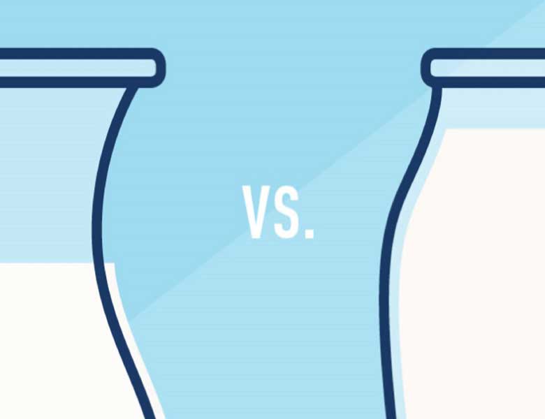شیر اسکیم در مقابل شیر کامل: کدام یک سالم تر است؟