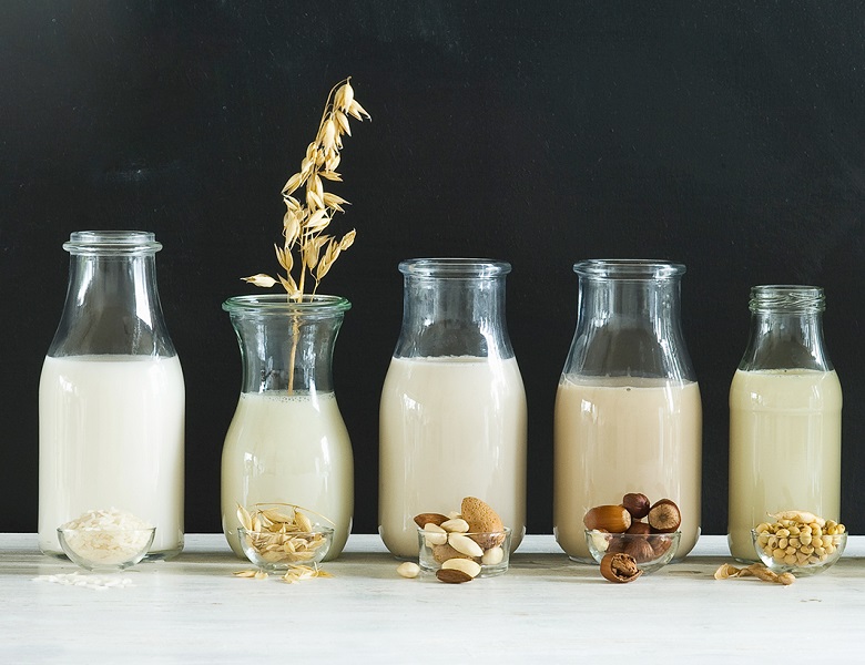 Comparison of the nutritional value of plant milk products with cow's milk