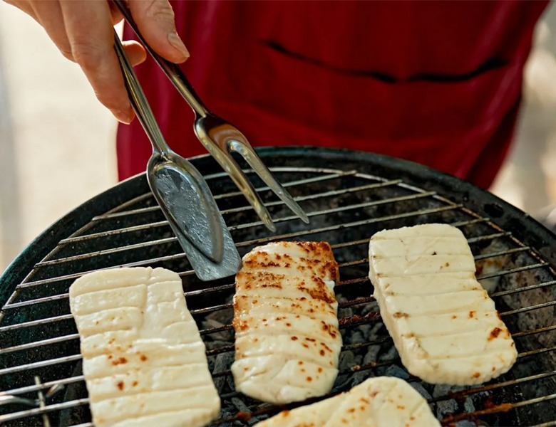 Launching the marinated grilling cheese in UK